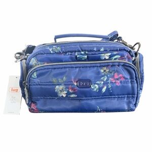 LUG Trolley Crossbody Bag in Bouquet Blue NWT